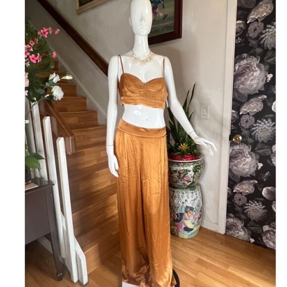 ALMA TUXEDO TROUSER - TURMERIC - Picture 5 of 9